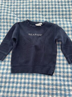 The Seaside Style Navy Pullover Sweatshirt